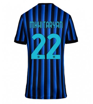 Inter Milan Henrikh Mkhitaryan #22 Hjemmebanetrøje Dame 2025-26 Kortærmet